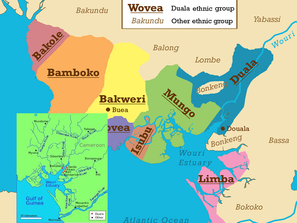 L&#039;histoire de l&#039;occupation du Sol par les Bassa&#039;a, les bakoko et les Bombédi (ou Dwala) dans la ville de Douala 